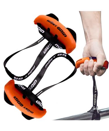 kcross Pull up Handles Ergonomic Resistance Band Handles Exercise Neutral Tranining Grip Workout Handles orange