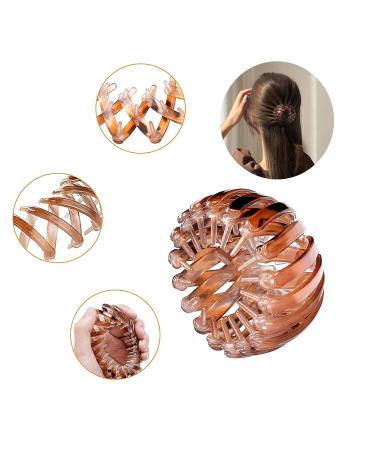 7 Pieces Bird Nest Hair Clips | Slide-Resistant Ponytail Grippers | Vintage Expandable Headdress - 7 Colors - Buy Online on GoSupps.com