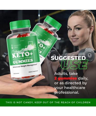 Divinity Labs Keto ACV Gummies - Advanced Weight Loss Formula with Apple Cider Vinegar | 60 Count - Buy Online on GoSupps.com