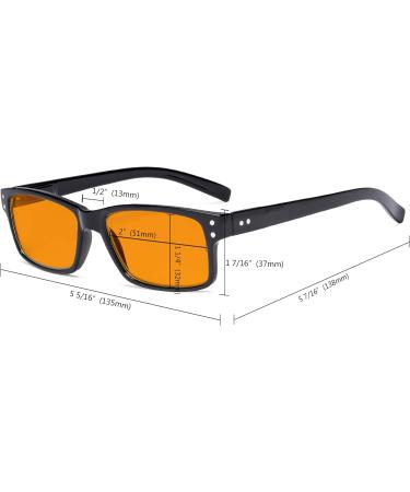 Eyekepper 5-Piece Classic Spring Hinge Reading Glasses Set - Sun Reading Glasses & Blue Light Blocking (0.75 Diopters) - Ideal for International Shipping - Buy Online on GoSupps.com