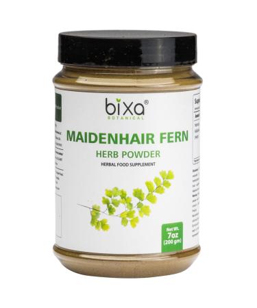 bixa BOTANICAL Maidenhair Fern Powder (Adiantum Capillus/Hansraj) Ayurvedic Natural Herbal Supplement Pure Authentic Premium Quality - 7 Oz (200g) 7 Ounce (Pack of 1)