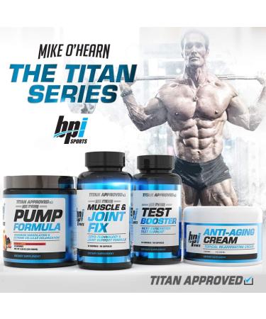 BPI Sports Muscle & Joint Fix - Mike O Hearn Titan Series | Muscle Recovery & Joint Support Supplement - Turmeric, White Peony & Collagen | 90 Capsules - Buy Online on GoSupps.com