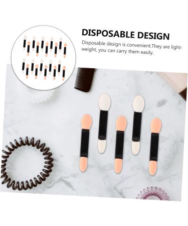 Healeved 60 Pcs Eyeshadow Brush Kit Eye Shadow Sponge Applicator Double Head Eyeshadow Brushes - Buy Online on GoSupps.com