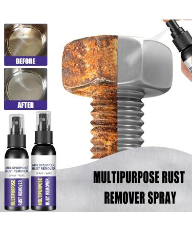 INHLUGLK Multipurpose Rust Remover Spray Anti Rust Inhibitor Derusting Spray Car Rust Removal Spray Metal Paint Cleaner Spray Remover Cleaning (2PCS) - Buy Online on GoSupps.com
