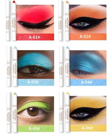 INTEROOKIE Makeup Eyeshadow Stick Cosmetics Eyeshadow Pen Beauty Makeup Matte Eyeshadow Set ONE - Buy Online on GoSupps.com