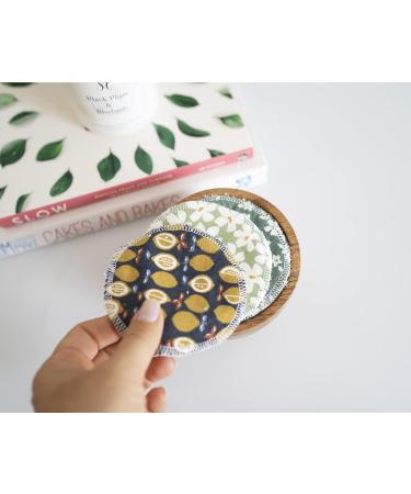 Reusable Makeup Remover Pads Eco-Friendly Reusable Cotton Bamboo Rounds Wipes (5) - Buy Online on GoSupps.com