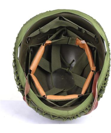 Sylphid Outdoor Green WW2 US M1 Helmet with Goggles - Steel Field, Net Cover & Cat Eye Belt - Buy Online on GoSupps.com