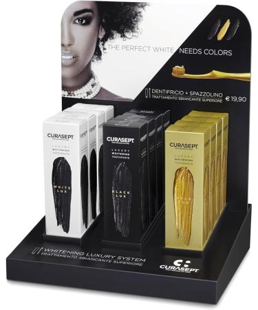 Curaseept Luxury Black Whitening Set | Premium Skincare for Radiant Skin | International Shipping Available - Buy Online on GoSupps.com