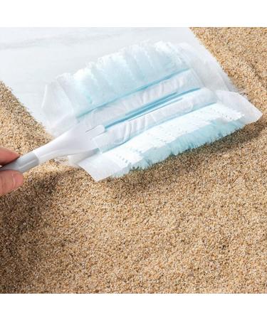 TAMOSH 60Pcs Duster Refills Electrostatic Duster Disposable Dusting Tools for Cleaning with 2 Handles for Home Ceiling Furniture Multi- Dusting - Buy Online on GoSupps.com