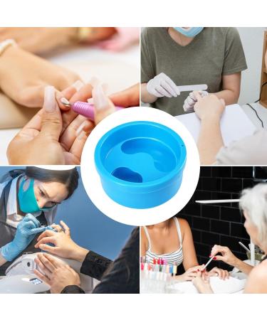 Uozonit Manicure Bowl | Manicure Care Soak Bowl Nail Soaking Container Manicure Hand Bowl Art Hand Wash Spa Tool Manicure Tool for Salon Home Blue - Buy Online on GoSupps.com