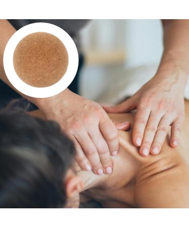 Healvian Cork Wood Massage Ball Set - 2-Part Lacrosse Balls for Foot Pain Relief & Back Pain Relief | Ideal for Plantar Fasciitis Massage - Buy Online on GoSupps.com