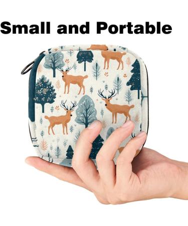 Buy Muooum Menstrual Artery Zipper Bag for Women - Christmas Gingerbread Man | 1 Count Flip Bag for Tampons - Buy Online on GoSupps.com