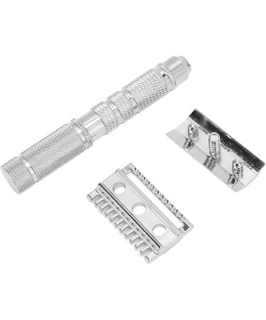 Ergonomic Rust-Resistant Manual Razor Grip | Retro Safety Razor for Men - Ideal for Home Hairdressing & Travel Gifts - Buy Online on GoSupps.com