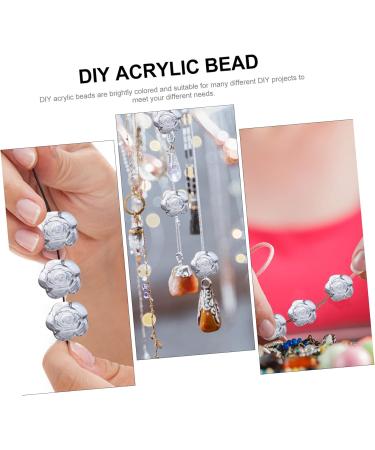 Anneome 1 Hair Decoration Accessories Beads Diy Crafts Charm Braclets Loose Bead Charm Necklace Gradient Dark Grey 0.3X3X4 - Buy Online on GoSupps.com