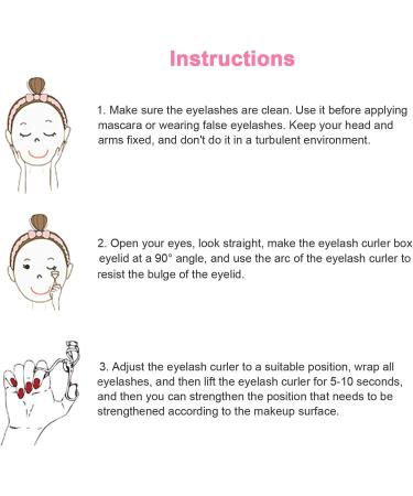 Professional Eyelash Curler Lightweight and Portable with Unique Handle. Suitable for Carrying in a Cosmetic Bag Designed to Curl Eyelashes - Buy Online on GoSupps.com