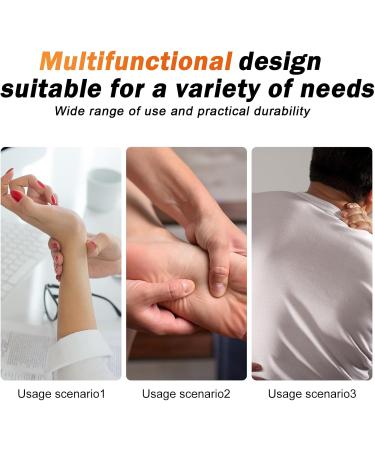 Sporgo Magnetic Hedgehog Balls: Set of 3 Acupressure Massage Balls for Stress Relief | High-Quality Therapy with 10 Rings & 4 Brackets - Buy Online on GoSupps.com