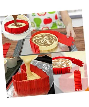BESTonZON Chocolate Mold De para Gelatinas Silicone Molds Silicone Baking Molds Chocolate Molds Silicone Cake Molds Puzzle Jelly Molde para Chocoflan medium Red - Buy Online on GoSupps.com