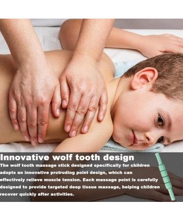 Yoga Massage Tab & Ball Rod - Deep Tissue Muscle Relief Tool | Green Trigger Point Massager for Arms Legs & Back Pain - Buy Online on GoSupps.com