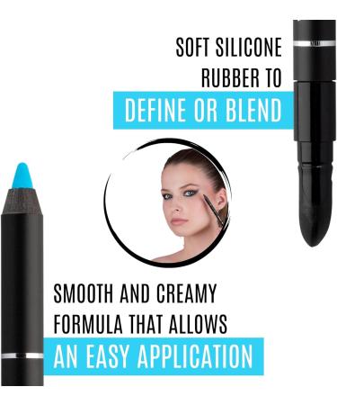IMPALA Waterproof Eyeliner | Silicone Matte Light Blue No. 14 | Creamy Texture | Long-Lasting & Water-Resistant - Buy Online on GoSupps.com