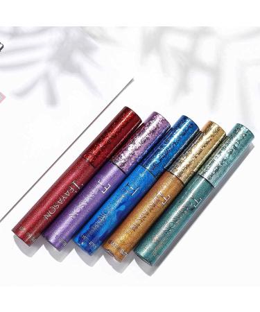 Kisshine Shimmer Blue Liquid Eye Shadow - High Pigment Party Cosmetics Gift for Women and Girls - Blue 4 - Buy Online on GoSupps.com