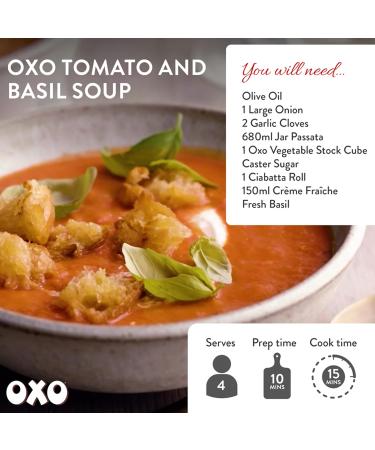 OXO 12 Vegetable Stock Cubes 71 g Vegetable 12 Count (Pack of 1) - Buy Online on GoSupps.com