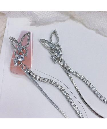 FEIlei Zircon Nail Rhinestones 3D Nail Charm Alloy Nail Jewelry Gem-Nail Art Decoration - Buy Online on GoSupps.com