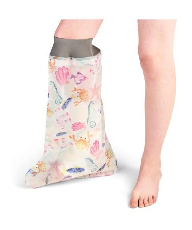 Pediatric Waterproof Shower Plaster Covers | Colorful Fish Design | Premium Leg Cast Covers for Kids - Buy Online on GoSupps.com