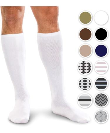 Knee High Compression Stockings 30-40 mmHg XXL Black | Core Spun | International Shipping Available - Buy Online on GoSupps.com