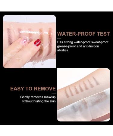 Liquid Eyebrow Pen Eyebrow Pencil with 4-Tip Eyebrow Pencil Makeup Long-Lasting Eyebrow Pencil for Women (01) - Buy Online on GoSupps.com