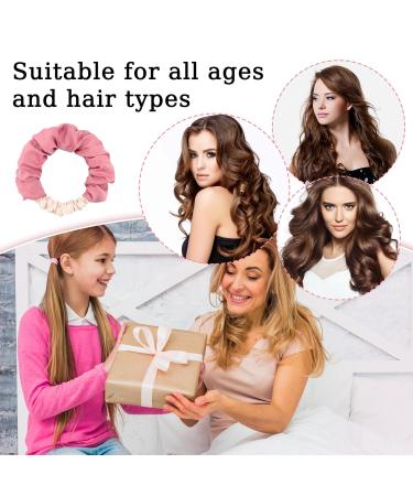 Heatless Curling Band for Long Hair - Overnight Heatless Curls | Perfect Gift for Girls - Pink Curlers - Buy Online on GoSupps.com