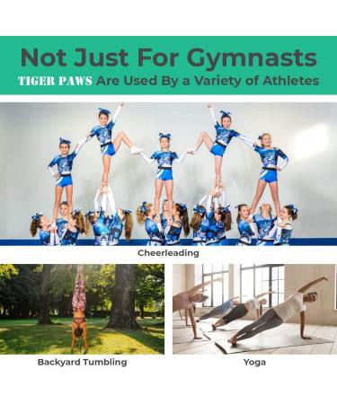 Tiger Paw Authentic Gymnastics Wrist Supports - Competition-Grade Wrist Guards Made in USA - Small Size (69-115 lbs) - Sold in Pairs - Buy Online on GoSupps.com