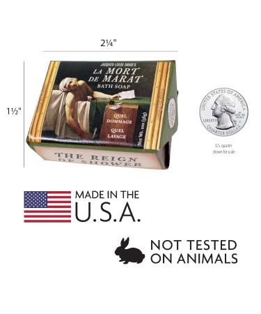 Shop Jacques-Louis David's La Mort de Marat Bath Soap | Unemployed Philosophers Guild | Made in USA | 2oz Travel Size Guest Bar - Buy Online on GoSupps.com