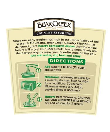Bear Creek Hearty Soup Bowl Creamy Chicken with Rice 1.9oz (Pack of 6) - Delicious & Convenient Option - Buy Online on GoSupps.com