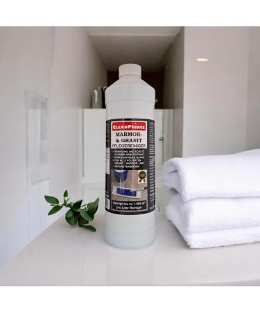 Cleanprince 1 Litre Marmor-Und Granite Nurses 1000 ML Stoneware Natural Stone Marble Cleaner & Granite Granitreiniger Granitpflege Cleaner Marble Granitboden Granite
