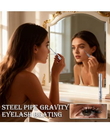 Waterproof Metal Applicator Mascara - Long-Lasting Waterproof Curling Makeup for Sensitive Faces | Metal Applicator Mascara - For Women Girls Wedding Photo Swimming Sports Travel N - Buy Online on GoSupps.com