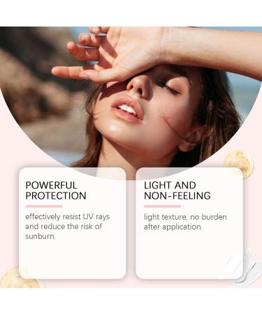 Sunscreen for the skin 50 g travel size sunscreen lotion nongreasy makeup fixative for sports activities 1 piece 1er Pack - Buy Online on GoSupps.com