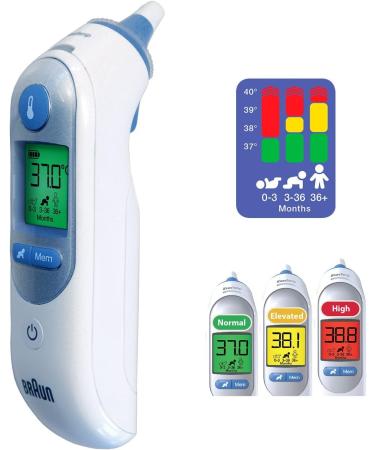 Buy Braun IRT6520 ThermoScan 7 Infrared Ear Thermometer + 40 Replacement Caps & Storage Bag Accurate Temperature Measurement for All Ages - Free International Shipping - Buy Online on GoSupps.com