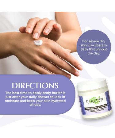 Organic Lavender Body Butter - Nourishing Moisturizer for Healthy Skin | Shop Internationally - Buy Online on GoSupps.com