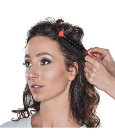 Yikko Mini Round Barrel Hair Brush Set - 4 Pieces | Aluminum Nylon Hair Roller Brush for Blowout, Curling, and Straightening | Best Roller Hairbrush for Blow Drying | Conical Handle - Buy Online on GoSupps.com