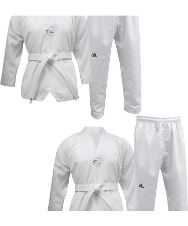 adidas Kids/Adults Tae Kwon Do 170cm White - Buy Online on GoSupps.com