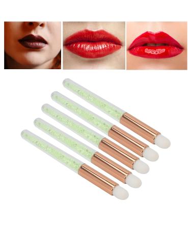 Buy 5pcs Lip Blending Brush Set - Soft Hair Rhinestones Handle Makeup Applicator for Perfect Lip Smudge | International Shipping Available - Buy Online on GoSupps.com