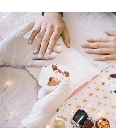 Mwqpgyh Electric Nail File - Rechargeable Fingernail File | Rechargeable Safety Fingernail Trimmer 2-in-1 Nail Trimmer Polisher with Nail Clip Storage for Women Men White - Buy Online on GoSupps.com