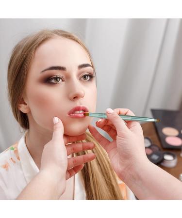 Buy Songaa Retractable Lip Brush - 2 Pack Dual-Ended Lip Applicator for Lipstick Lip Gloss & Liner - Stylish Silver & Green Design - Buy Online on GoSupps.com