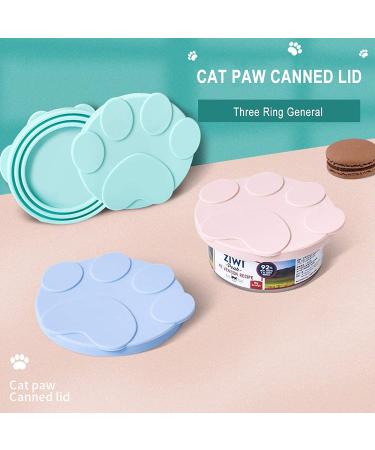 Silicone Pet Food Can Covers - 6 Pack Leakproof Lids for Dog and Cat Canned Food - Buy Online on GoSupps.com