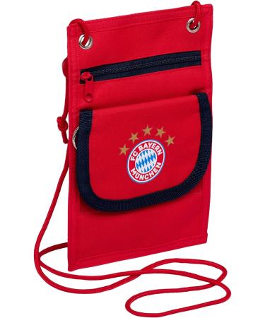 FC Bayern Munich Neck Pouch | Children's Wallet & Purse | Red | International Shipping - Buy Online on GoSupps.com