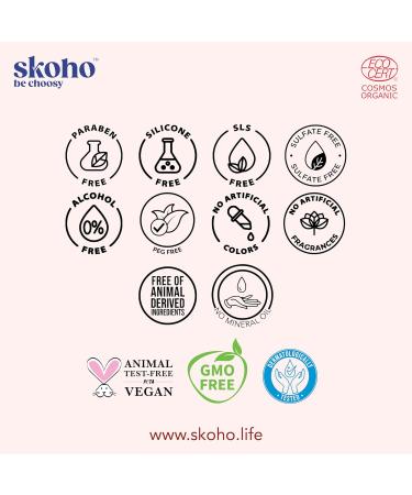 SKOHO Retinol based Anti Aging Organic face Serum with 98.949% Naturality | Reduces Fine Lines & Wrinkles | Plant based Retinol serum for face| Hyaluronic Acid & Kiwi extract | COSMOS Certified| 30ml - Buy Online on GoSupps.com