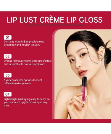  Generisch Red Lip Gloss - Long-lasting moisturizing beauty products - Moisturizing and glossy lipstick - For home travel parties weddings winter autumn spring etc. - Buy Online on GoSupps.com