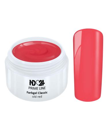 Prime Line - Color Uv Gel Led Color Gel Old Red Studio Quality - Made in Germany - 5ml