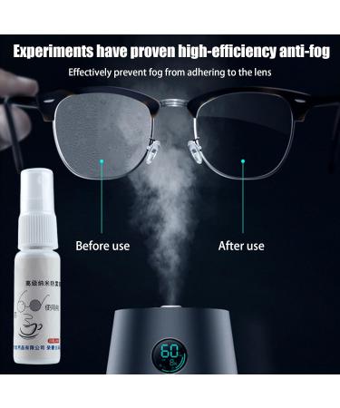 Glasses Anti-Fog Spray Gentle Eyewear Defogger Mist 20 ml 3.94 x 1.18 x 1.18 inches Travel-Friendly Bottle Formula Sports Use Clear Lens Fog Prevention Solution for Men Women Teens - Buy Online on GoSupps.com