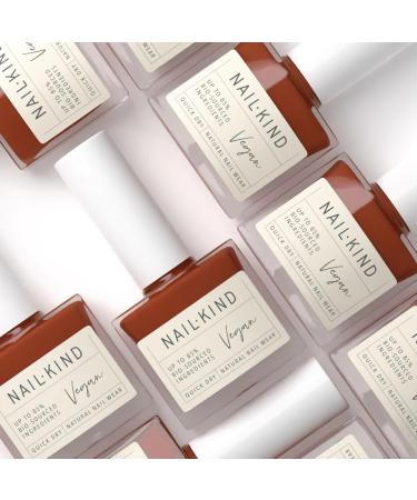 NAILKIND Brown Copper Nail Polish - Lava Love - Award Winning Nail Varnish - Vegan Nail Lacquer - Peta Certified Cruelty Free - Quick Drying Long Lasting - Chip Resistant Manicure - 8ml - Buy Online on GoSupps.com